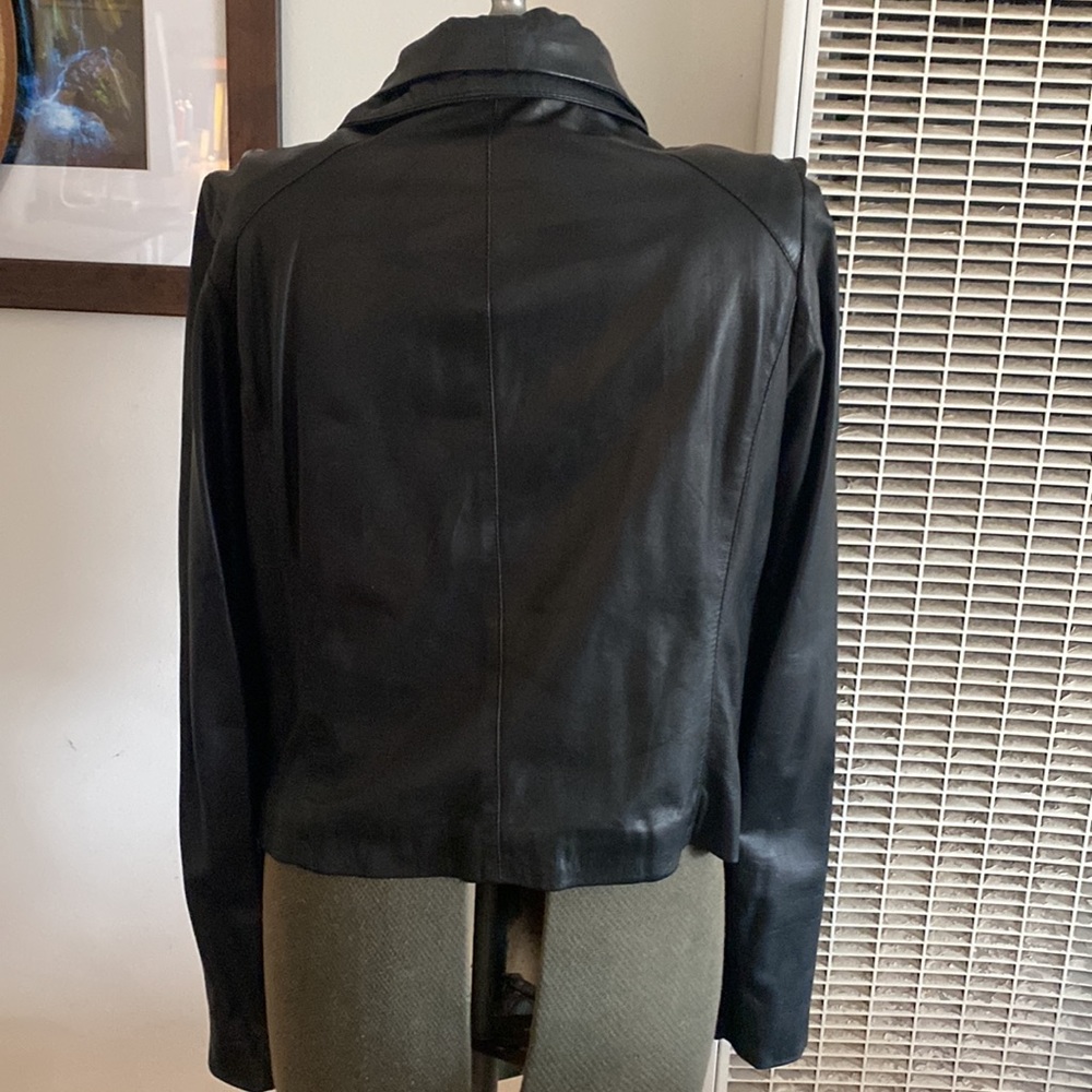 Dolan leather jacket. Black. Size L. - Picture 2 of 13